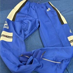 Vintage Le Coq Sportif Blue Track Pants – Super Rare Collectible